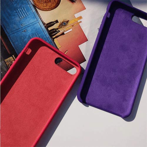 CABLEPELADO Funda Silicona iPhone 7/8 Textura Suave Color Verde Oliva