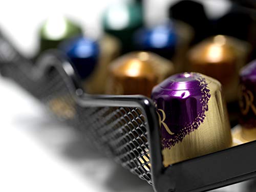 Café Capsulas Dispensador de Homiso, Nespresso compatibles, 40 Capsulas porta