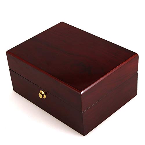 Caja de reloj Sostenedor del reloj del caso del capítulo pulsera de regalo de almacenamiento caja de red única reloj caja de almacenamiento de madera de primera calidad Organizador joyas caja de almac