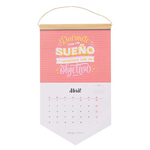 Calendario de pared - 2021 sueños por cumplir y 365 días para alcanzarlos