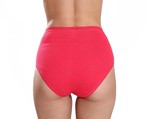 Calzoncillos de algodón transpirable para mujer, tallas grandes, paquete de 3 unidades Multicolor multicolor 3XL