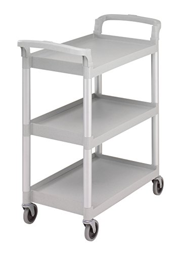 Cambro KD Cart Carro de Servicion 3 Estantes, Gris, 83.5x41.3x96.5 cm