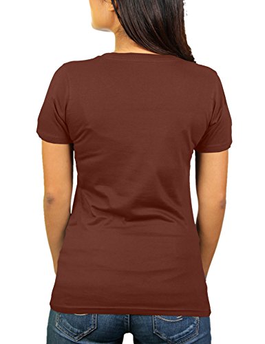 Camiseta de mujer de KaterLikoli con texto en alemán "Früher war Alles Leichter - ich zum Beispiel - Frau Chocolate XXL