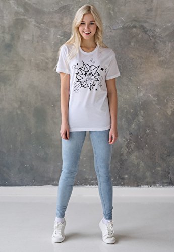 Camiseta japonesa - Manga Explosion - Japón Tokyo Kawaii Anime Kanji Comic Comics Print Hombre Mujer Unisex Tee Top Blanco blanco XL