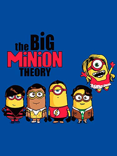 Camisetas La Colmena 208-The Big Minion Theory (Donnie) Royal XL