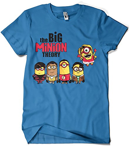 Camisetas La Colmena 208-The Big Minion Theory (Donnie) Royal XL