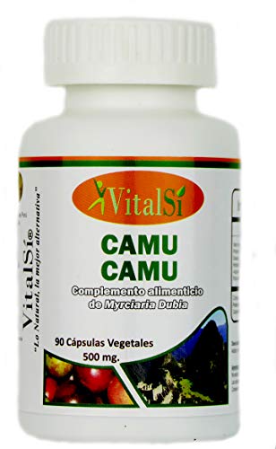 CAMU CAMU (Myrciaria Dubia) 100% natural. 90 cápsulas de 500mg.Cápsula elaborada con alga agar-agar Apto para veganos. Envío gratis España.Canarias y resto de Europa gratis en compras superiores a 49€