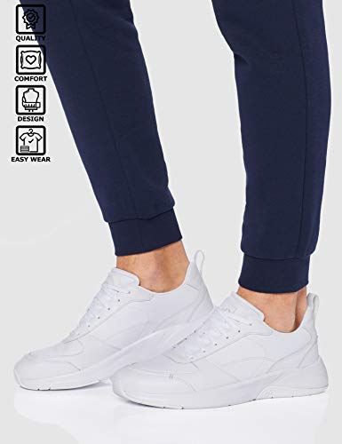 CARE OF by PUMA Zapatillas bajas informales en cuero para hombre, Blanco, 45 EU