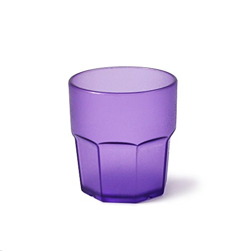 Cartaffini t28000vix6 Vasos, Policarbonato, Morado, 6 Unidad