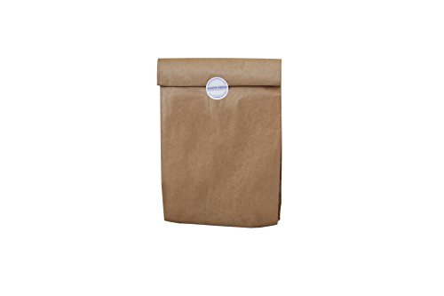 Carte Dozio – Bolsas de papel Sealing Avana sin asas – f.to cm 22 + 14 x 45 – 25 unidades en paquete