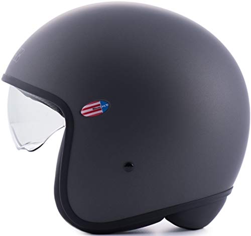 Casco Pilot 1.1 Monocromo Titanio Mate L