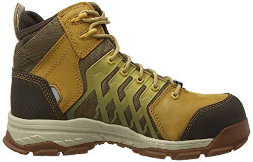 Cat Footwear Induction NT S1P, Botas de Construcción para Hombre, Restablecimiento de Miel, 43 EU