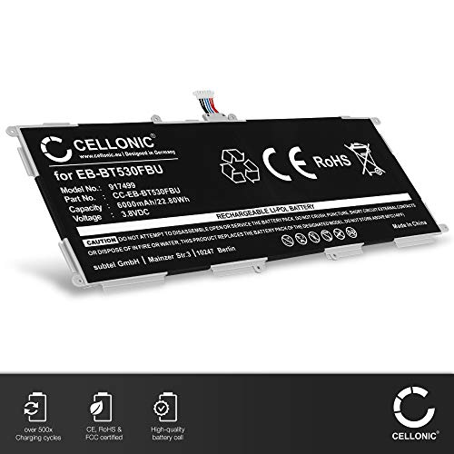 CELLONIC® Batería Premium Compatible con Samsung Galaxy Tab 4 10.1 + Juego de destornilladore (SM-T530/SM-T531/SM-T533/SM-T535) (6000mAh) EB-BT530FBU bateria de Repuesto, Pila reemplazo, sustitución