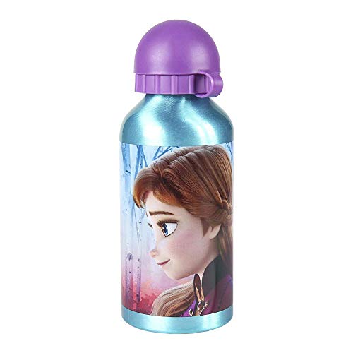 Cerdá, Mochila con Botella de Agua Infantil de Frozen 2-Licencia Oficial Disney Studios Unisex niños, Multicolor, 250X310X100MM