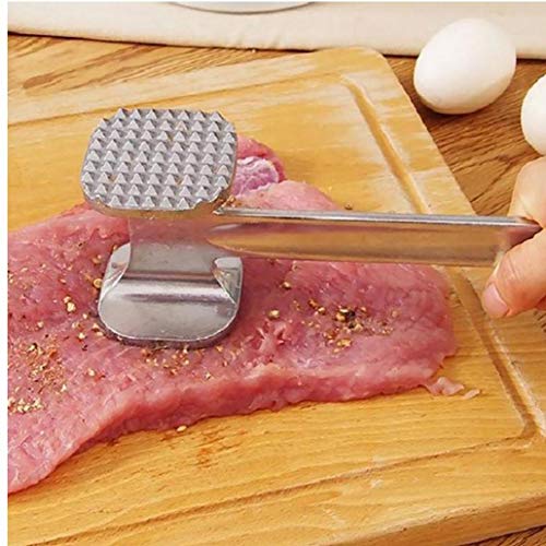 Cerdo 1pc Arte De La Cocina Del Metal Carne Ablandador Mallet Ablandador De Carne Martillo Para Bistec De Pollo Pescado Good Grips Peso Pesado Metal Carne Ablandador Pounder Mallet 19 Cm (7,8" )