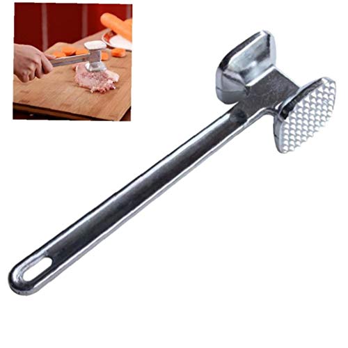 Cerdo 1pc Arte De La Cocina Del Metal Carne Ablandador Mallet Ablandador De Carne Martillo Para Bistec De Pollo Pescado Good Grips Peso Pesado Metal Carne Ablandador Pounder Mallet 19 Cm (7,8" )