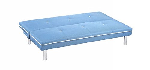 CHANCE FURNITURE Cambia Tus Muebles - Sofá Cama Sol, 1.90 cm 3 plazas, Clic clac Libro Azul