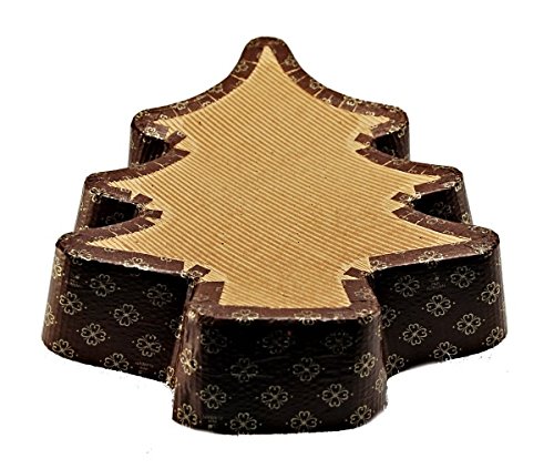 Chance SAS 10 x moldes para panetone árbol de Navidad de Papel Horno