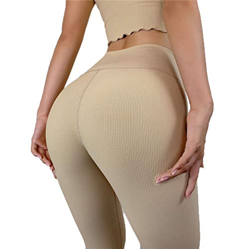 Chándal Deportivo para Mujer 2 Piezas, De las mujeres de moda de 2 piezas Yoga Trajes Set ajuste de la colmena Scoop sujetador deportivo superior y entrenamiento de las polainas gimnasia Ropa Deportiv