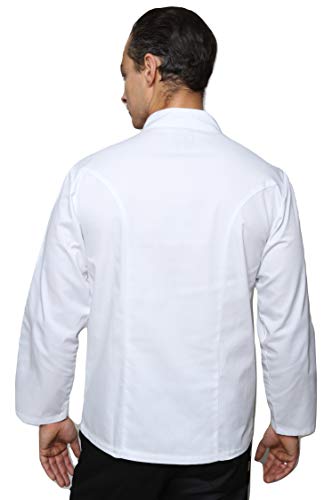 Chaqueta de Cocina Unisex Oregano Manga Larga Blanco S