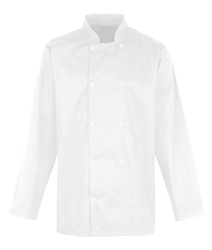 Chaqueta de Cocina Unisex Oregano Manga Larga Blanco S