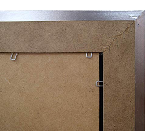 Chely Intermarket, Espejo de Pared Cuerpo Entero 35x140cm (Marco Exterior 42x147cm) (Plateado) MOD-128 | Forma Rectangular | Decoración de salón, Dormitorio | Acabado Elegante (128-35x140-6,15)