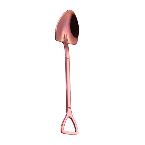 chenran Accesorios Colorido Cuchara Mango Cucharas Utensilios De Cocina Utensilios De Cocina De Café Gadget De Cocina 2018 Helado Cucharita De Caramelo Suministros De Cocina Regalo (Color : Gold)