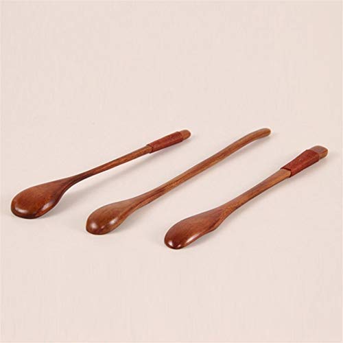 chenran Accesorios Cuchara De Madera Cocina De Bambú Utensilio De Cocina Herramienta Sopa Cucharilla Catering Top for Kicthen Regalo (Color : 1)