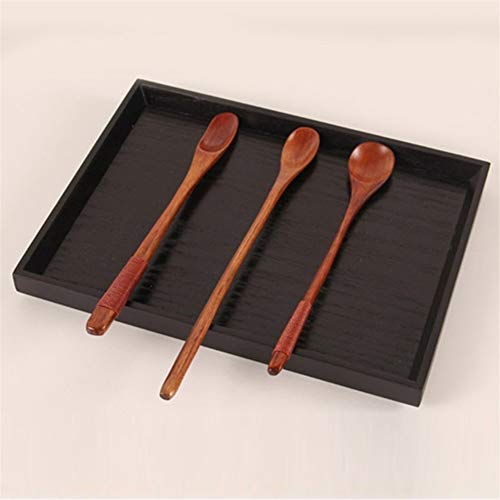 chenran Accesorios Cuchara De Madera Cocina De Bambú Utensilio De Cocina Herramienta Sopa Cucharilla Catering Top for Kicthen Regalo (Color : 1)