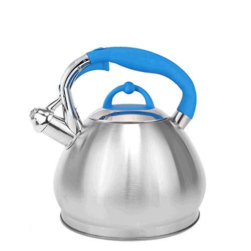 CHHD Hervidor 3.4L 304 de Acero Inoxidable Quemado de Fondo Compuesto Cocina de inducción de Gas silbido 1810 hogar Camping