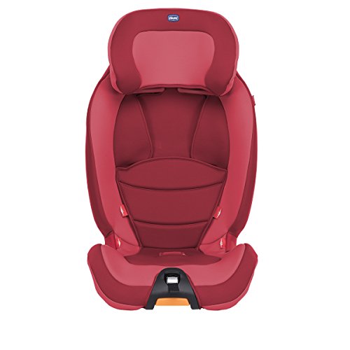 Chicco Gro-Up 123, Silla de coche grupo 1/2/3, rojo