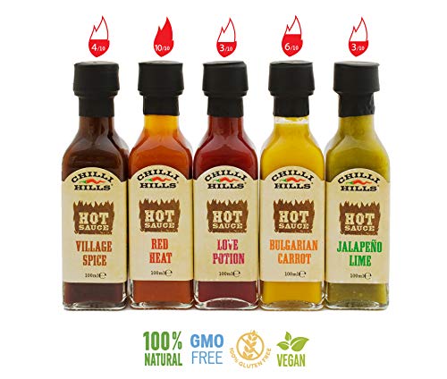 Chilli Hills salsa picante artesanal VILLAGE SPICE. Hecha con los mejores chiles CHIPOTLE y ANCHO, cultivados en nuestro huerto familiar. Todo natural, sin OMG ni gluten, vegana. Botellita - 100 ml