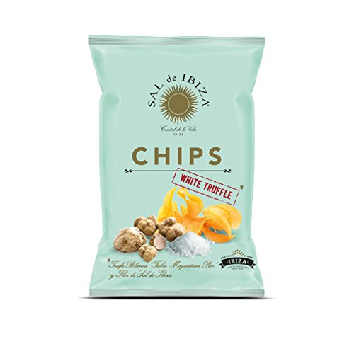 Chips a la Flor de Sal con trufa blanca - Sal de Ibiza - 4 x 125 gr