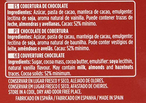 Chocolates Valor - Puro Postres - Chocolate para repostería - 200 g