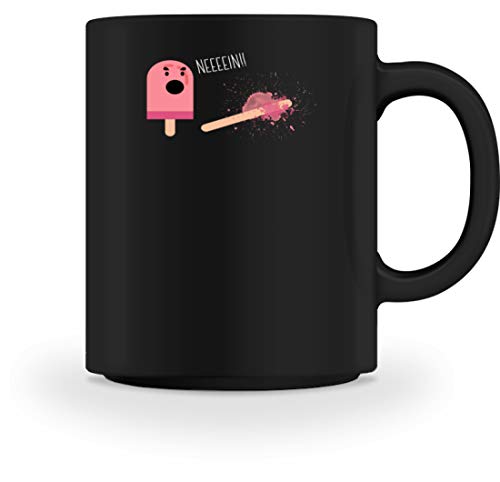 Chorchester - Taza para fans de helado y helado, Cerámica, Negro , M