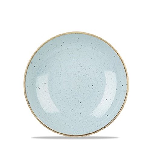 Churchill Stonecast Round Coupe Plate Duck Egg Blue 165mm (Pack of 12) - [DK502]