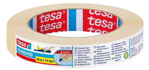 Cinta adhesiva de pintar tesa Standard (19 mm x 50 m)