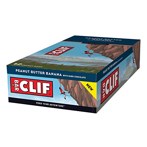 CLIF Barrita Energética Crema De Cacahuete Banana - Clif - 68 G (Caja 12 Uds - Total: 816 G) , 12 x 68.00 g