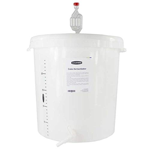 Cocinista Cubo fermentador con Grifo y válvula - 30l