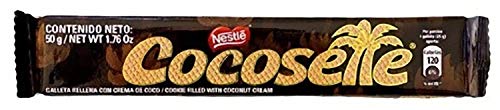 COCOSETTE 24 und de 50 gr c/u Galleta Rellena Con Crema De Coco / COCOSETTE Cookie Filled with Coconut Cream 24 units 1.76 Oz each