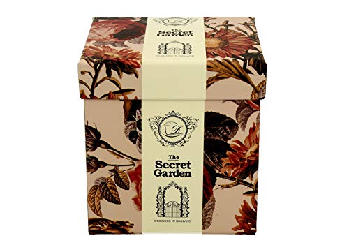Colección Duo Secret Garden Royal Taza 325 ml Peony de New Bone China Porcelana en caja de regalo, taza clásica, taza de café y té