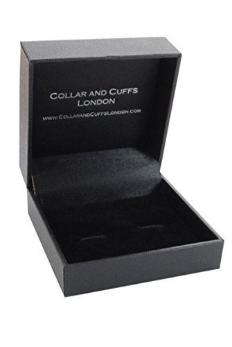 COLLAR AND CUFFS LONDON - Gemelos Caja DE Regalo - Cámara Réflex Clásica - Latón Amantes De La Fotografía - Color Plata - Foto