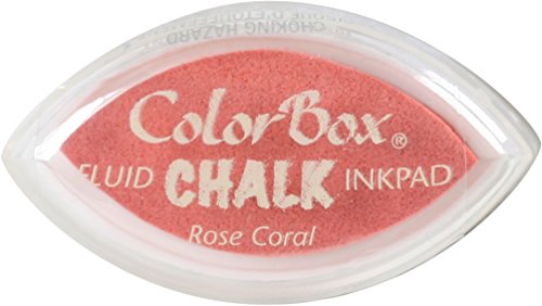 ColorBox – Tampón de Tinta de Tiza de Ojo de Gato Almohadillas, Rosa Coral