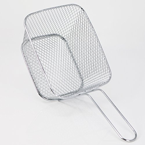 com-four® Mini cesta 3x para servir papas fritas y otros bocadillos, cesta para servir, 14 x 11 x 7 cm (Cesta - 03 piezas)