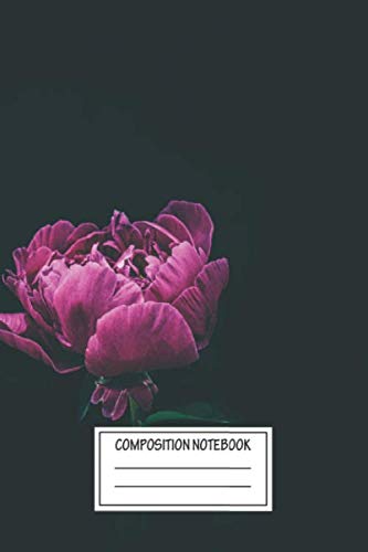 Composition Notebook: Floral A Flowers Breath Fine Art Wide Ruled Note Book, Diary, Planner, Journal for Writing