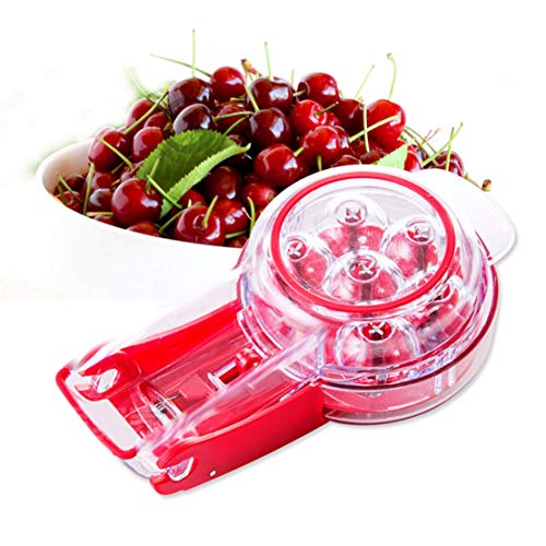 Condello Casa Deshuesador Cerezas,Cherrystone Remover Seed Corer,Cherry Olive Stoner Pitter Tool,Eliminación Removedor Separador Herramienta de Core Semillas Nucleo de Fruta para Aceituna Ciruela (1)