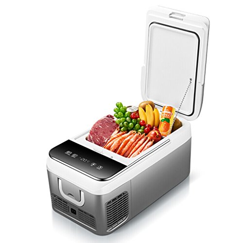 Congelador de refrigerador portátil del compresor del Coche, 12 V / 24 V - Gris (Tamaño : 26L)