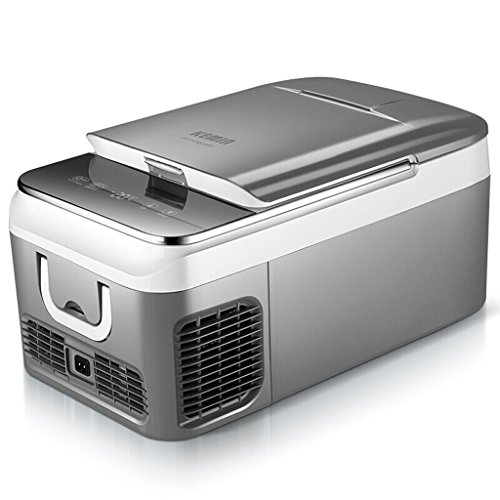 Congelador de refrigerador portátil del compresor del Coche, 12 V / 24 V - Gris (Tamaño : 26L)