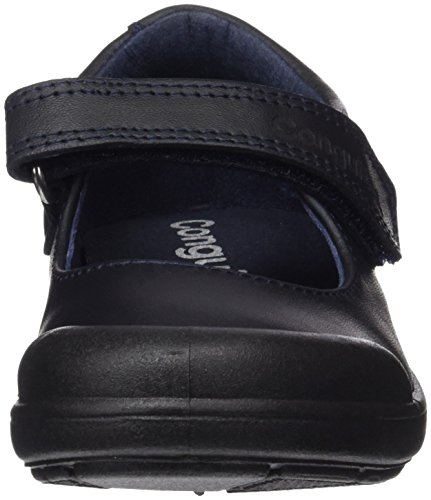 Conguitos Merceditas Colegial Lavable Velcro, Niñas, Azul (Marino 2), 26 EU