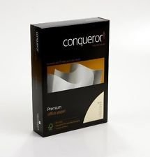 Conqueror Premium Paper - Paquete de 500 folios de papel de primera calidad (A4, 500 hojas, 100 g/m²), color blanco